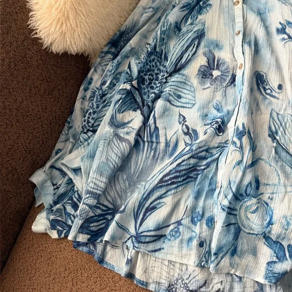 Anthropologie Pilcro Sydney Dolman Sleeve Blouse - Picture 3 of 7